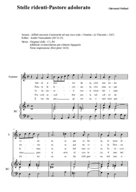 Stelle ridenti - Pastore adolorato