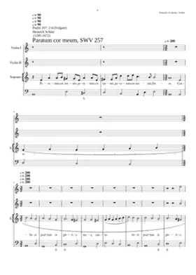 Paratum cor meum Deus SWV 257