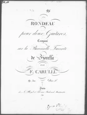 Rondeau pour 2 Guitares