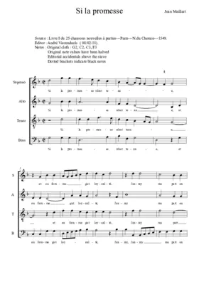 Si la promesse