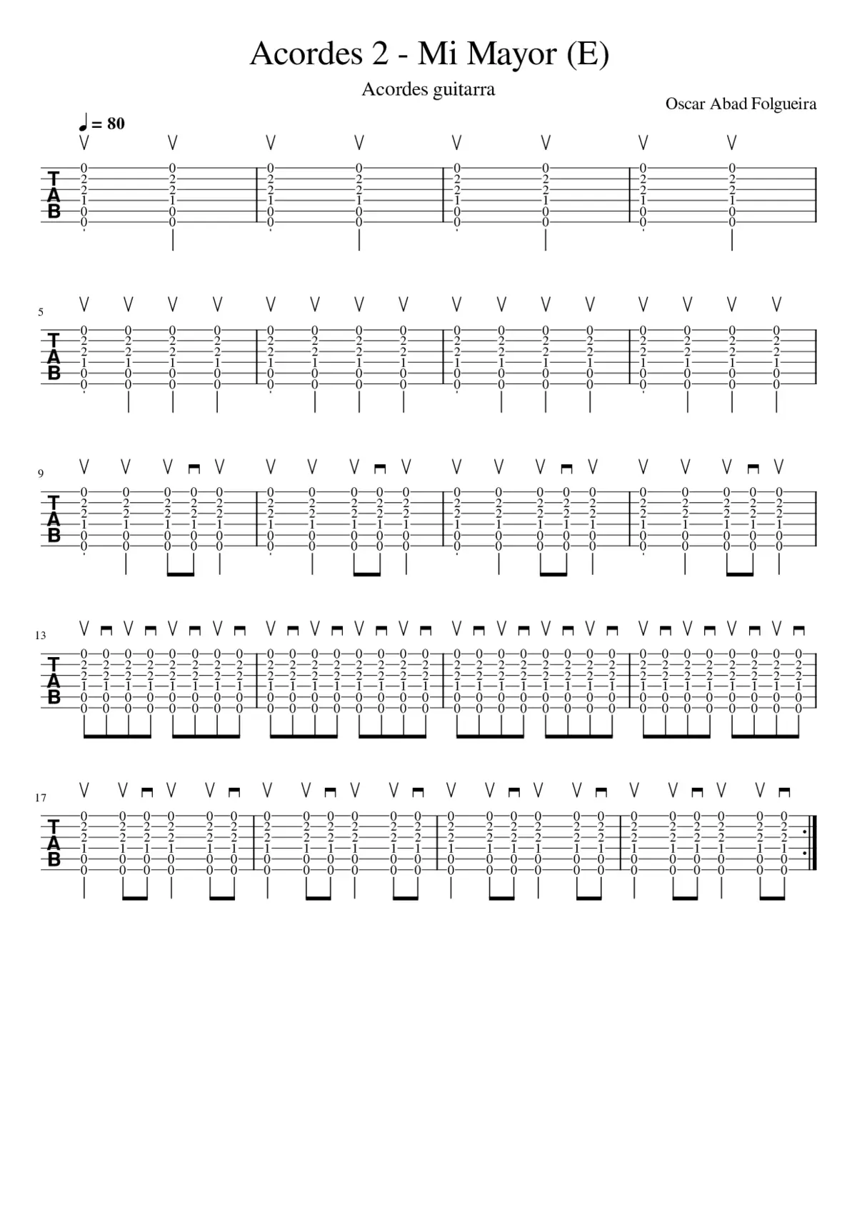 Semana 1 - Acorde Mi mayor (E) - Page 1