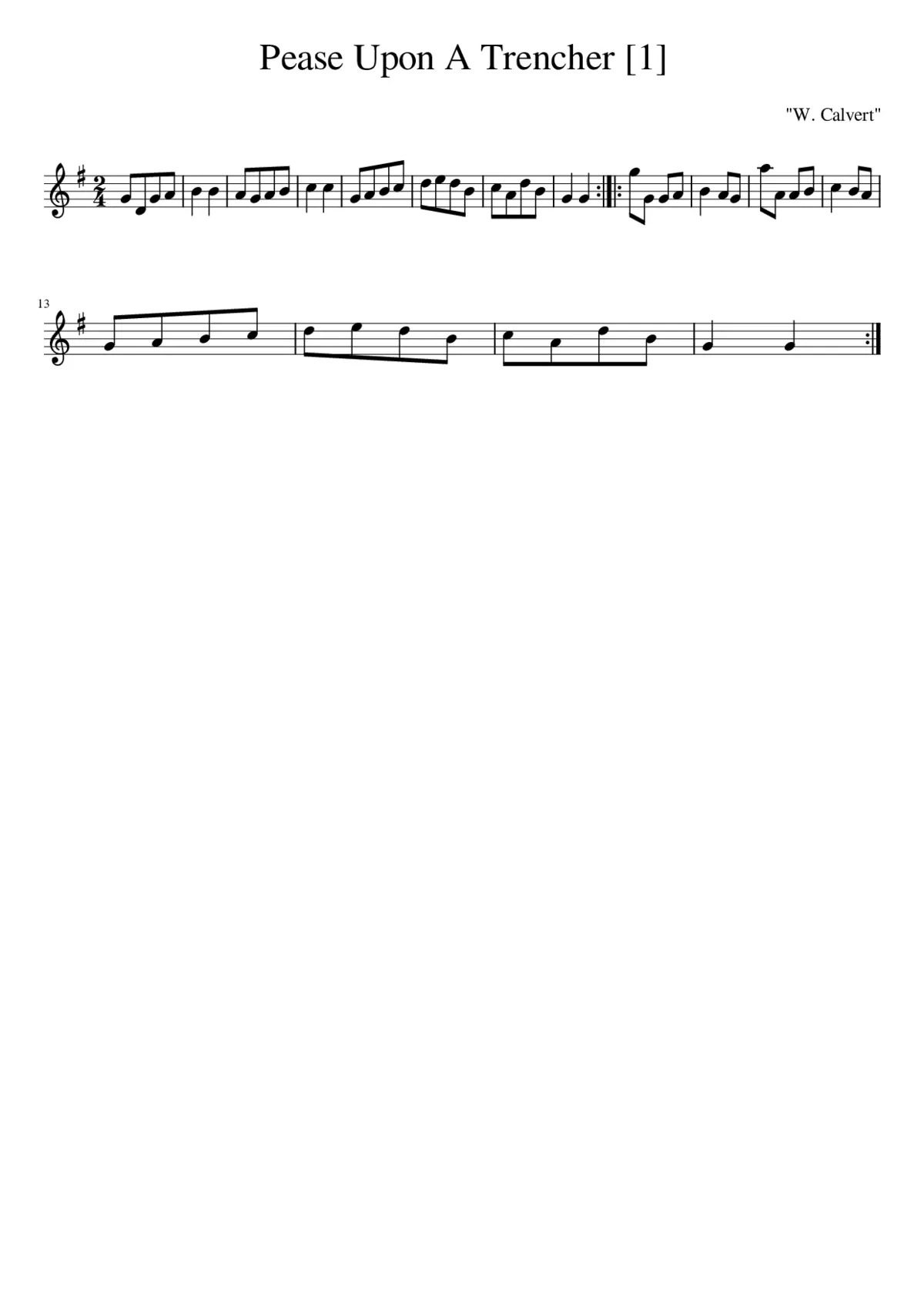 Pease Upon a Trencher - Page 1