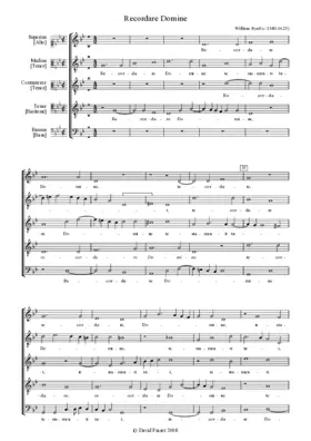 Recordare Domine - Quiescat Domine