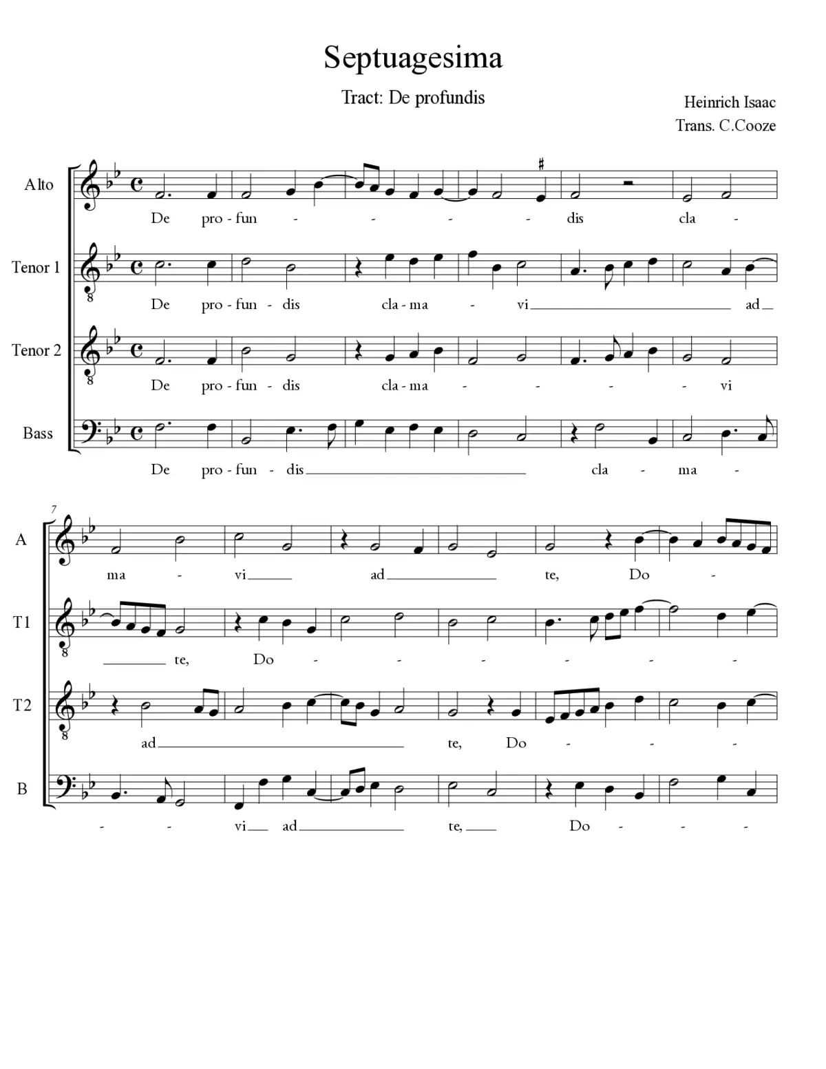 De profundis (Tract) - Page 1