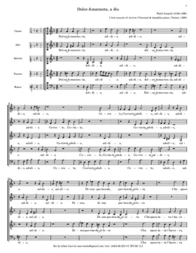 Dolce Amaranta, a dio