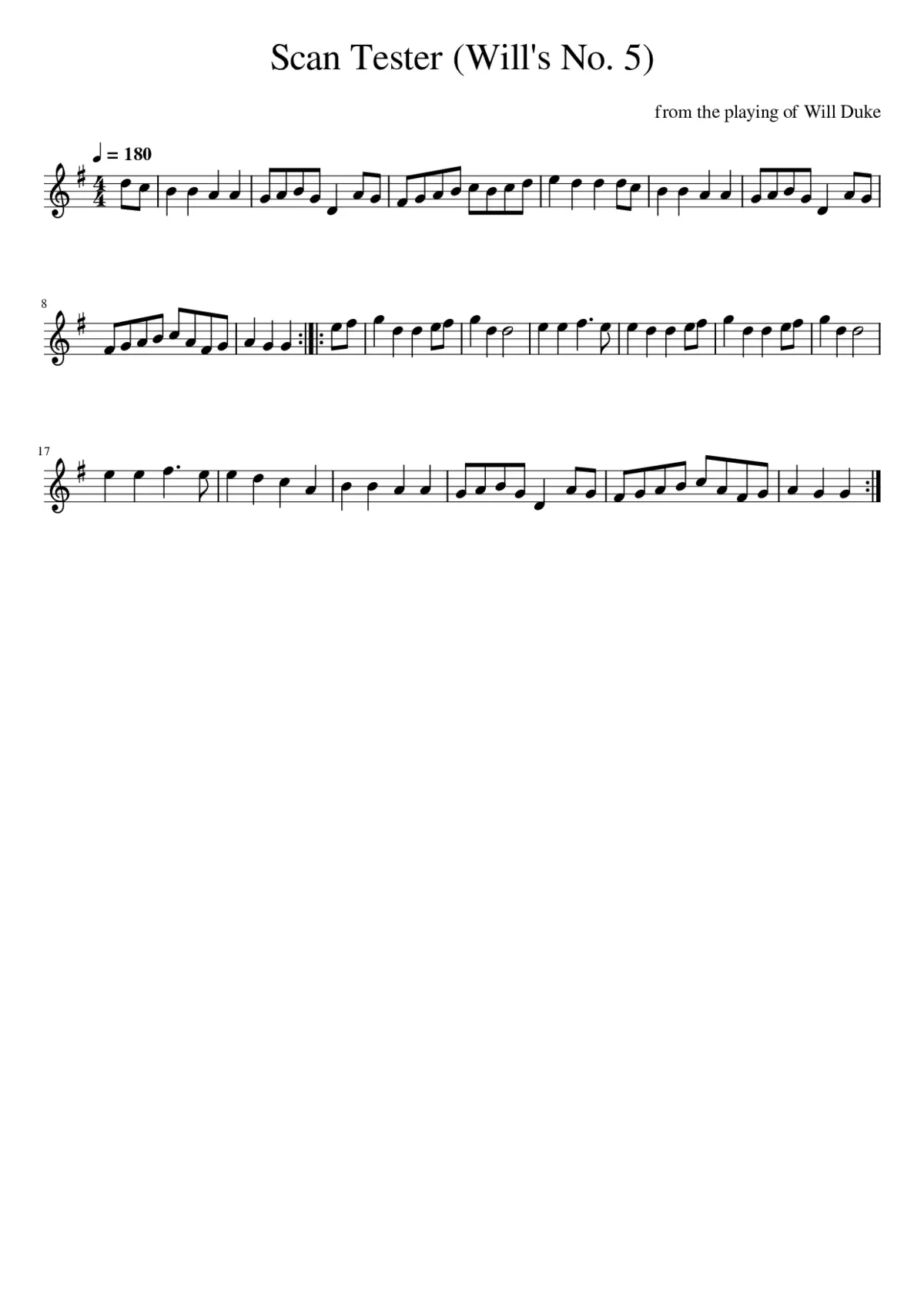 Scan Tester (Will's No. 5) - Page 1