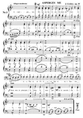 Asperges me, op. 35-1