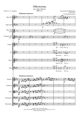 Offertorium 'pro omni tempore', JWV 33