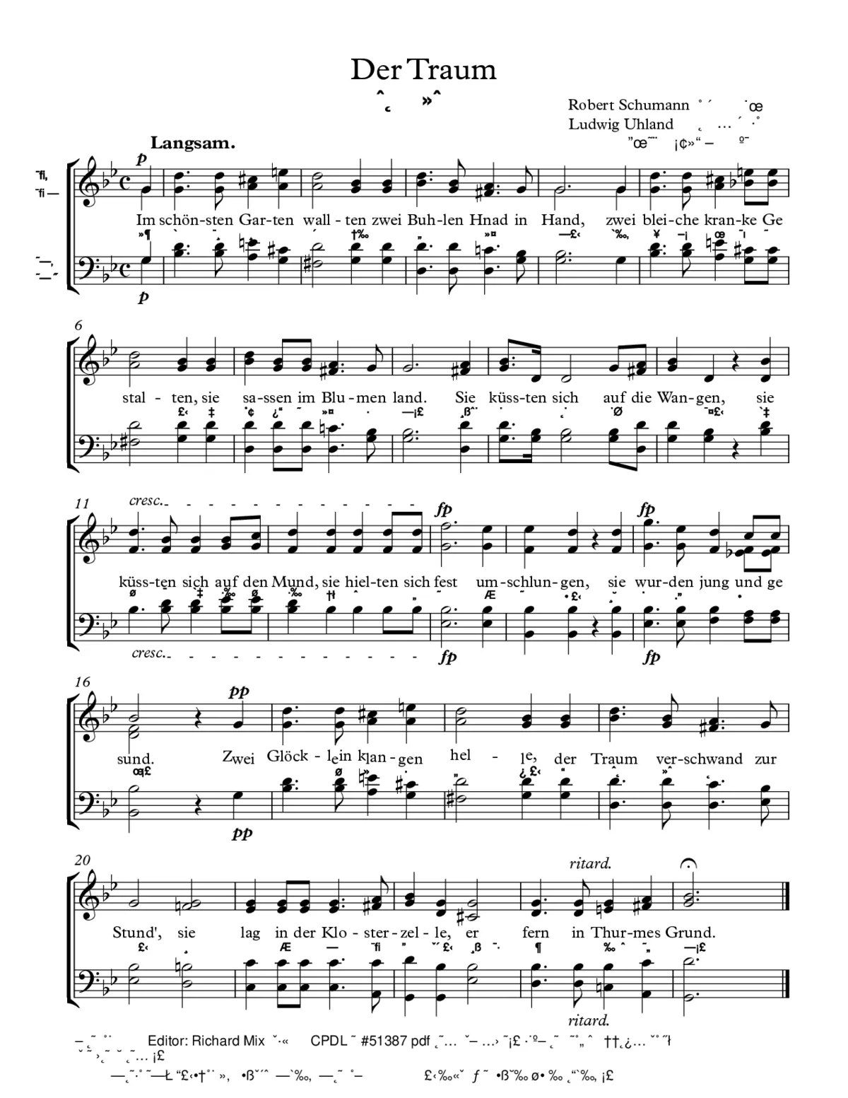 Der Traum, Op. 146 No. 3 - Page 1