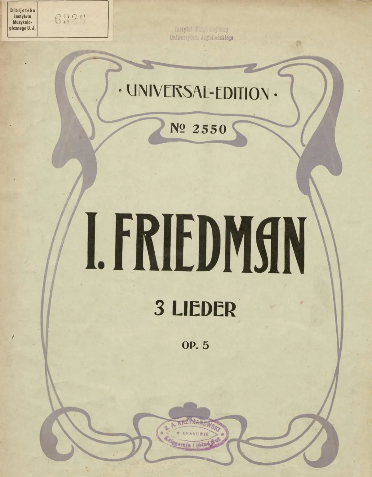 3 Lieder - Page 1