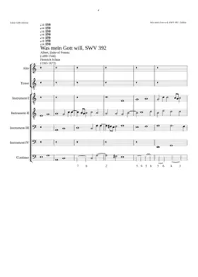 Was mein Gott will das g'scheh allzeit SWV 392