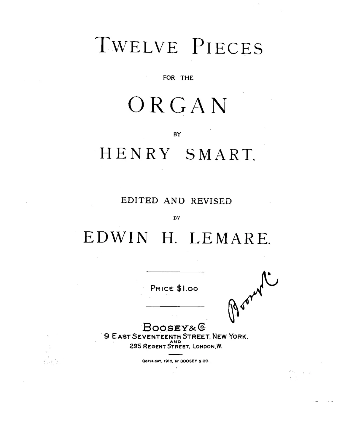 12 Pieces for the Organ - Page 1