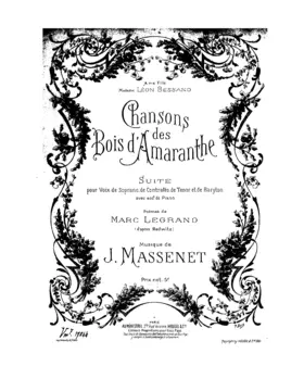 Chansons des bois d'amaranthe
