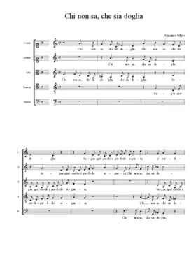 Chi non sa, che sia doglia