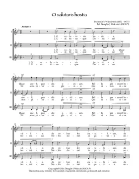 O salutaris hostia in g minor