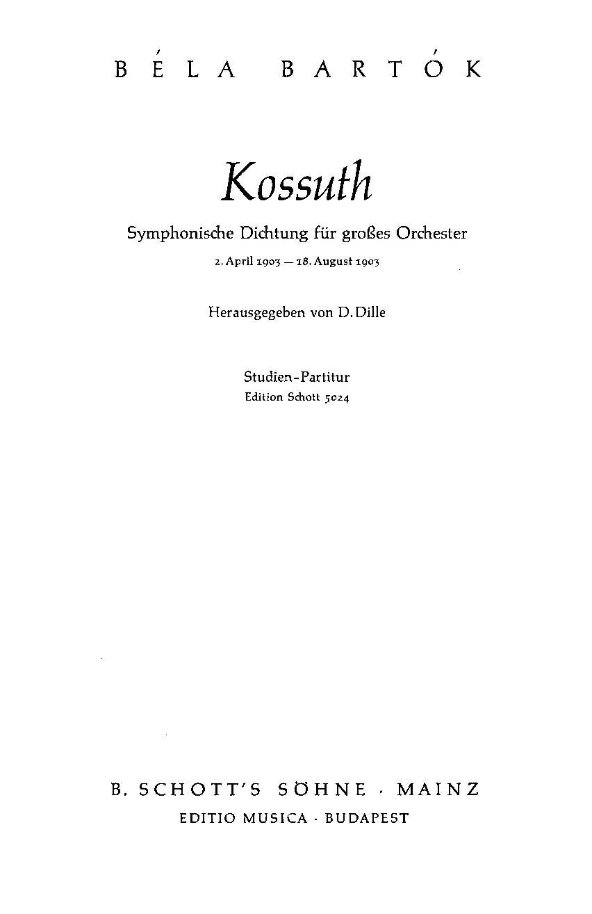 Kossuth - Page 1