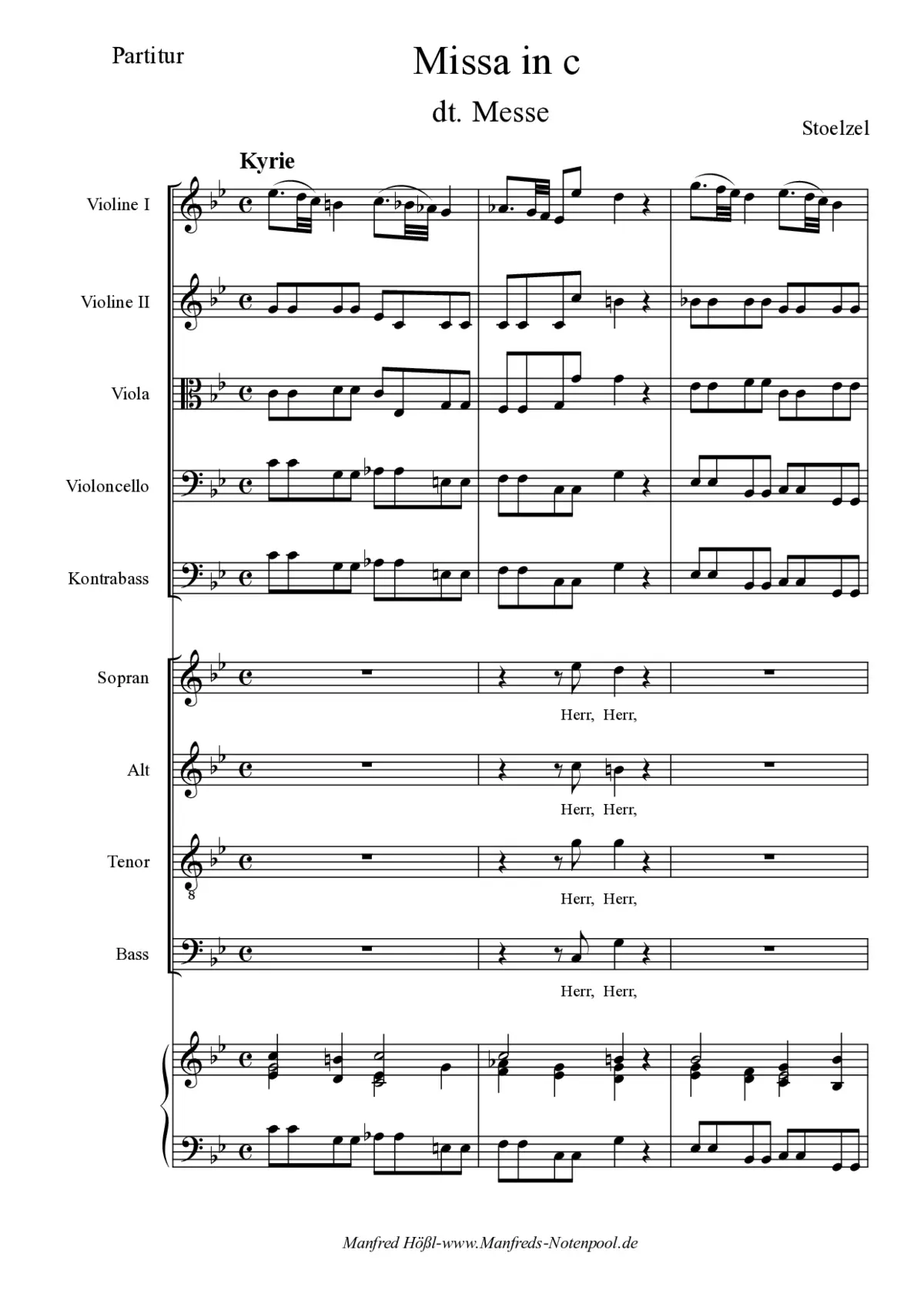 Deutsche Messe in c - Page 1