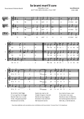 Se brami mort' il core