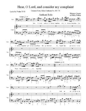 Hear, O Lord, and consider my complaint