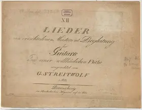 12 Lieder von verschiedenen Meistern