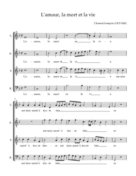 L'amour, la mort et la vie