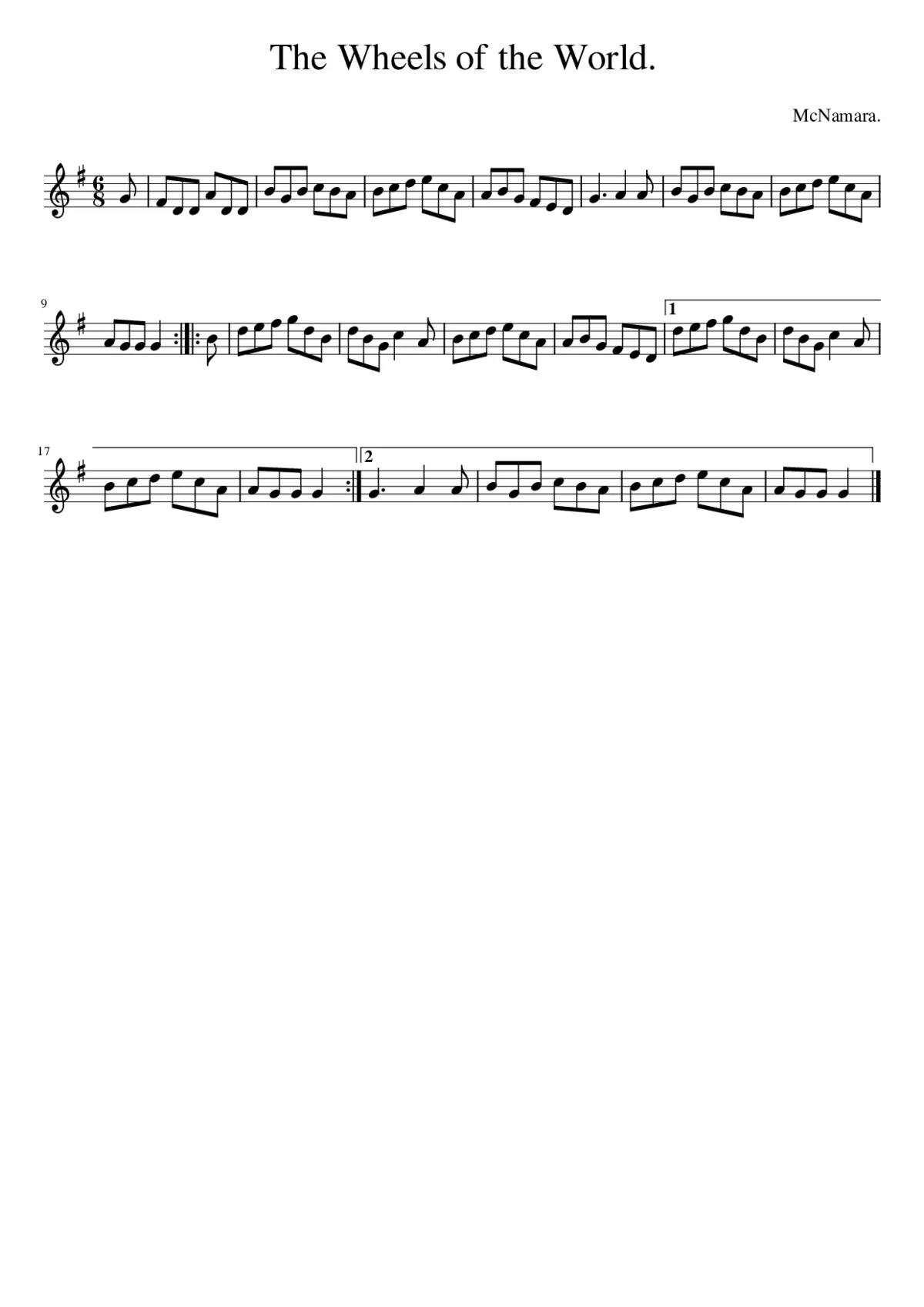 The Wheels of the World. - Page 1