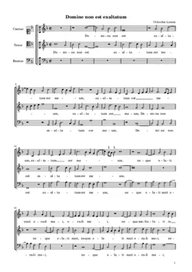 Domine non est exaltatum a3