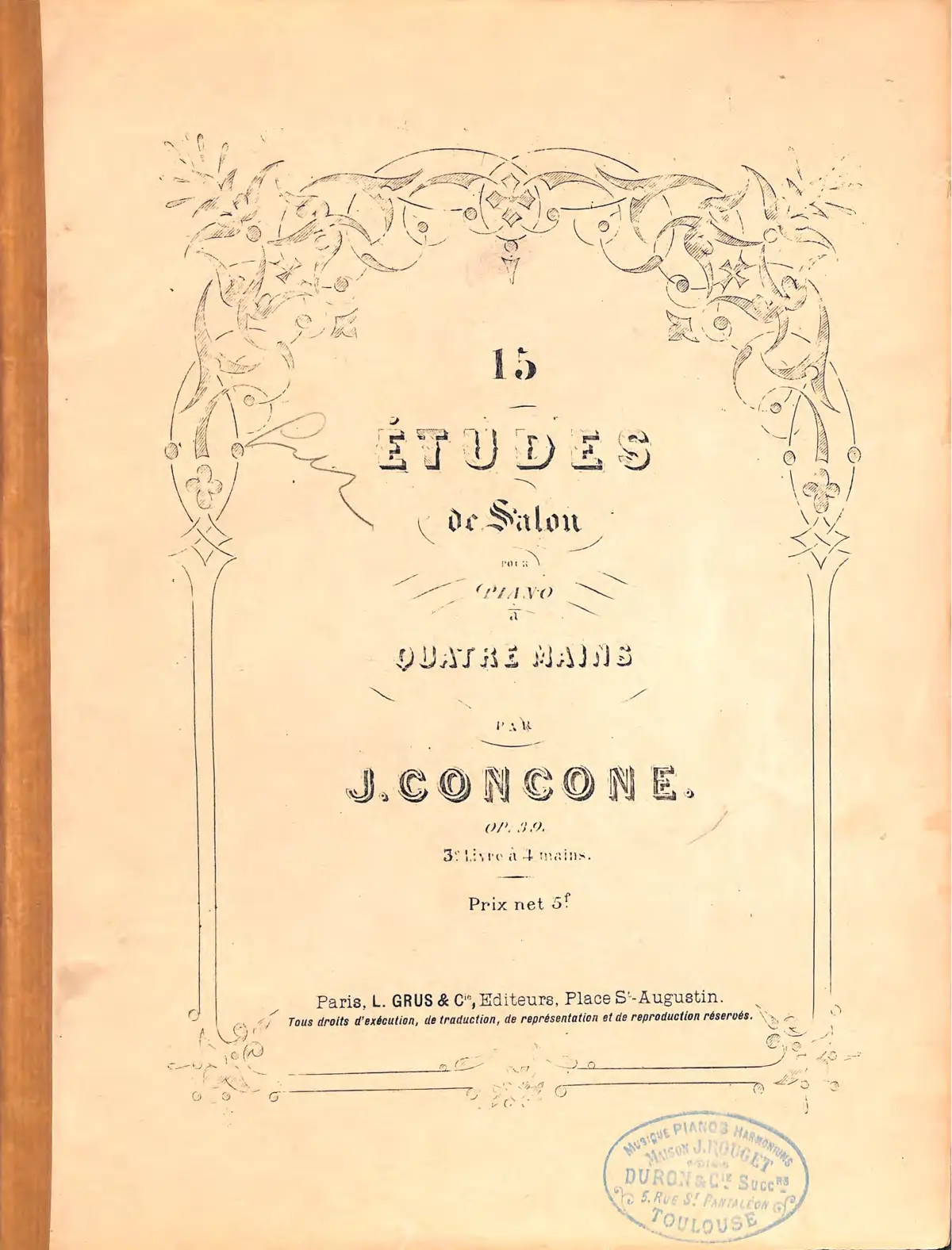 15 Études de salon - Page 1