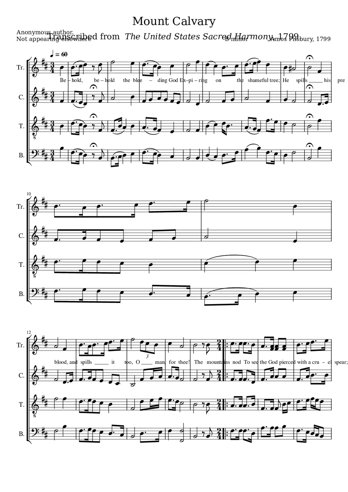 Mount Calvary - Page 1