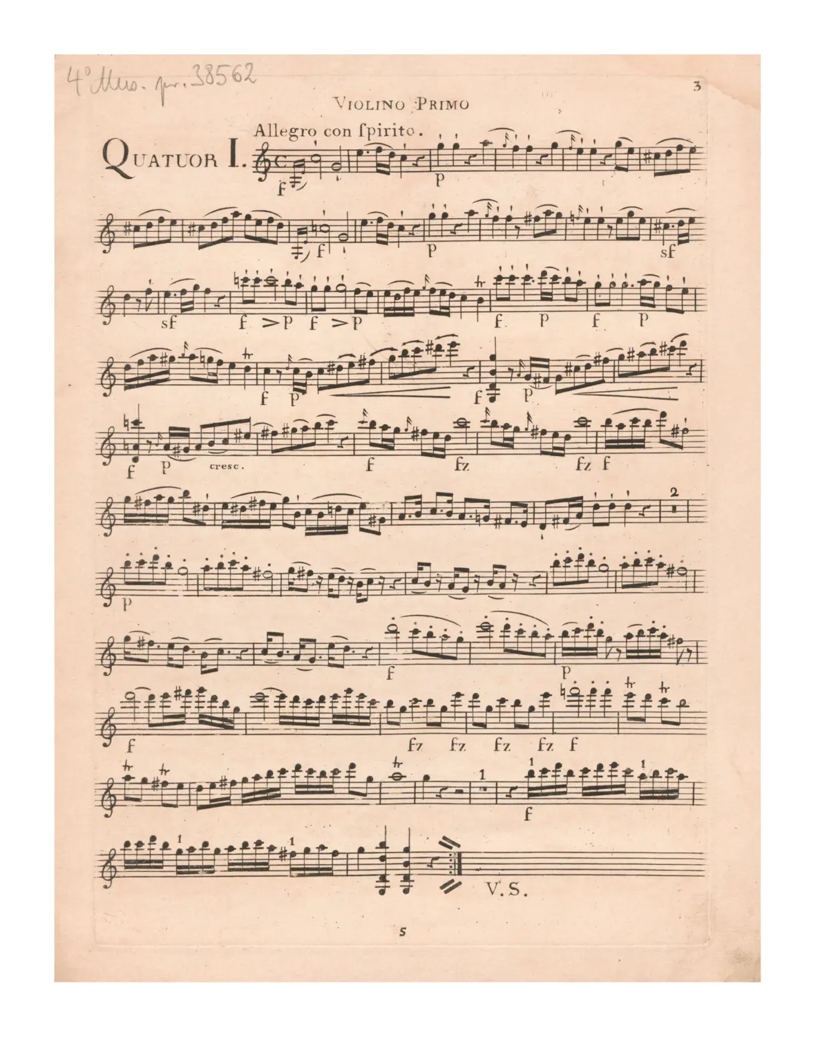 3 Quatuors - Page 1