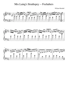 Mrs Laing's Strathspey -- Fochabers