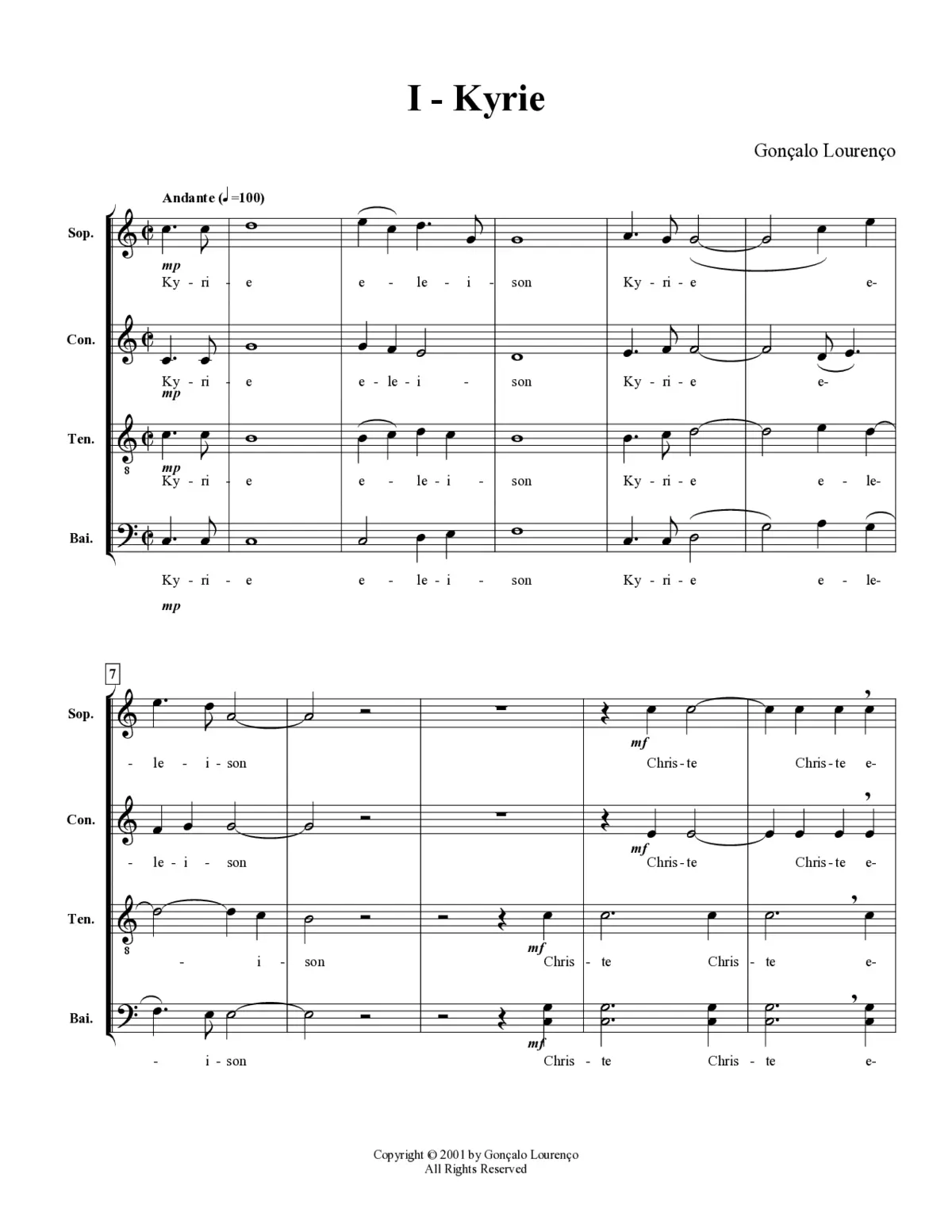 Kyrie - Page 1