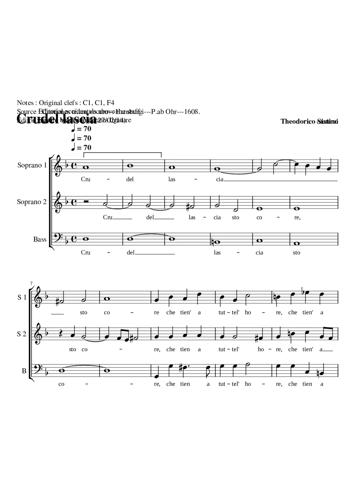 Crudel lascia - Page 1