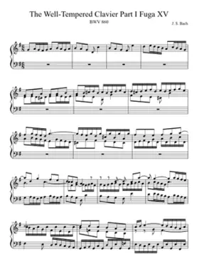 Prelude and Fugue in G major BWV 860