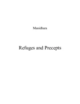 Refuges and Precepts