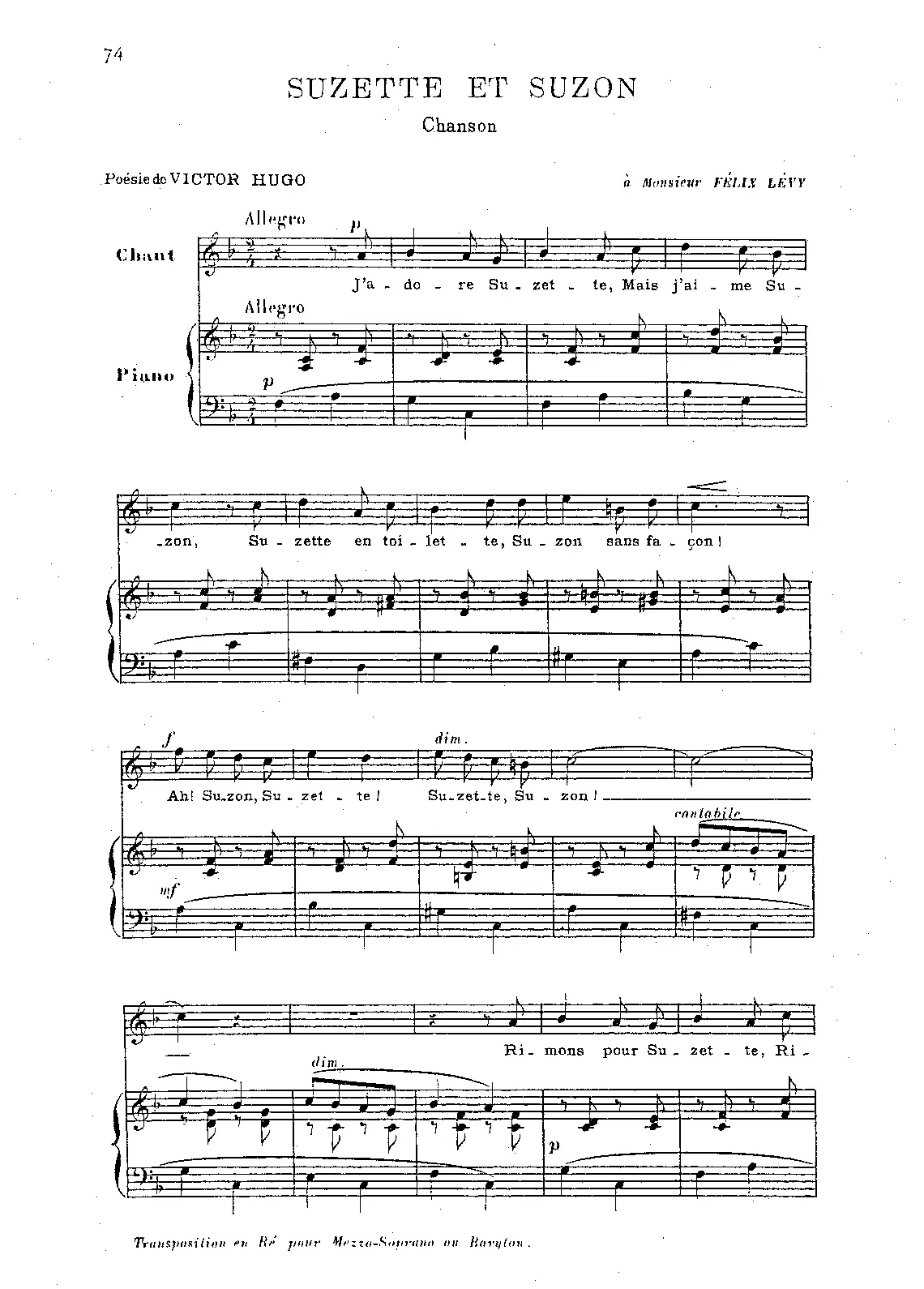 Suzette et Suzon - Page 1