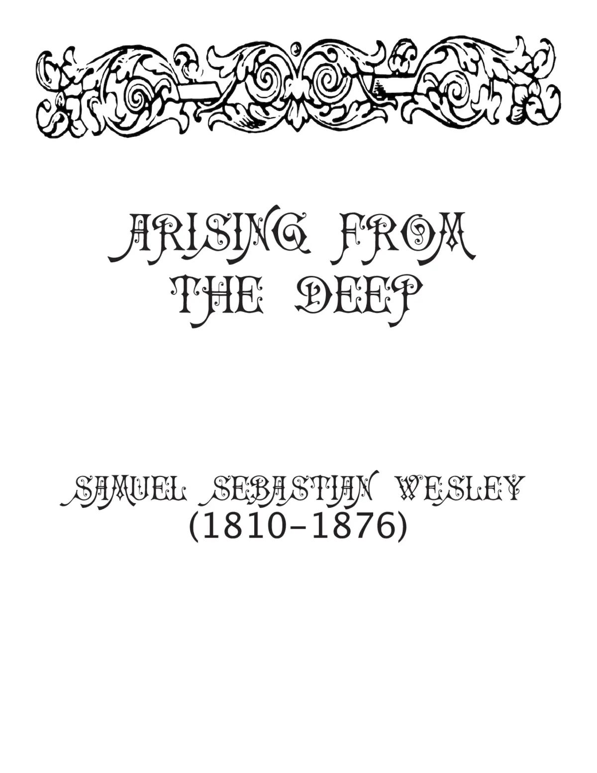Arising from the deep - Page 1
