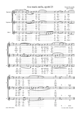Ave maris stella, op. 66/25