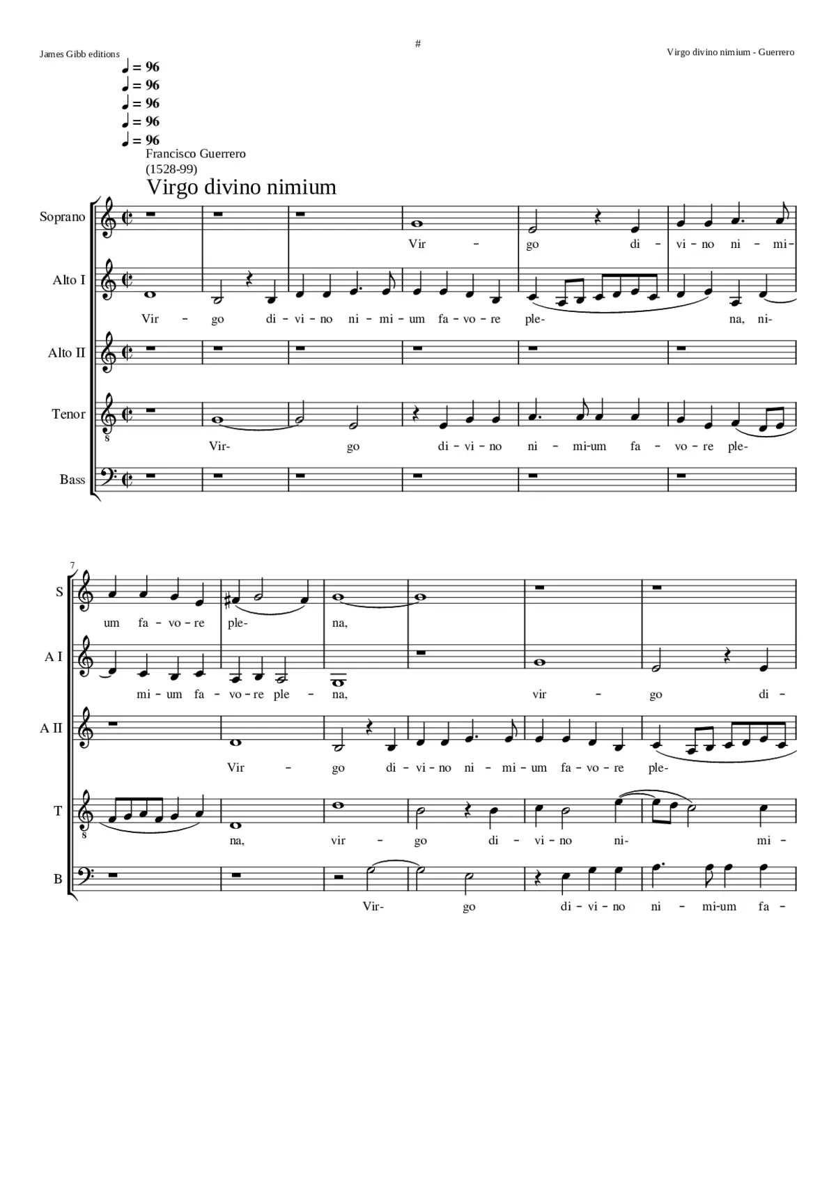 Virgo divina nimium - Page 1