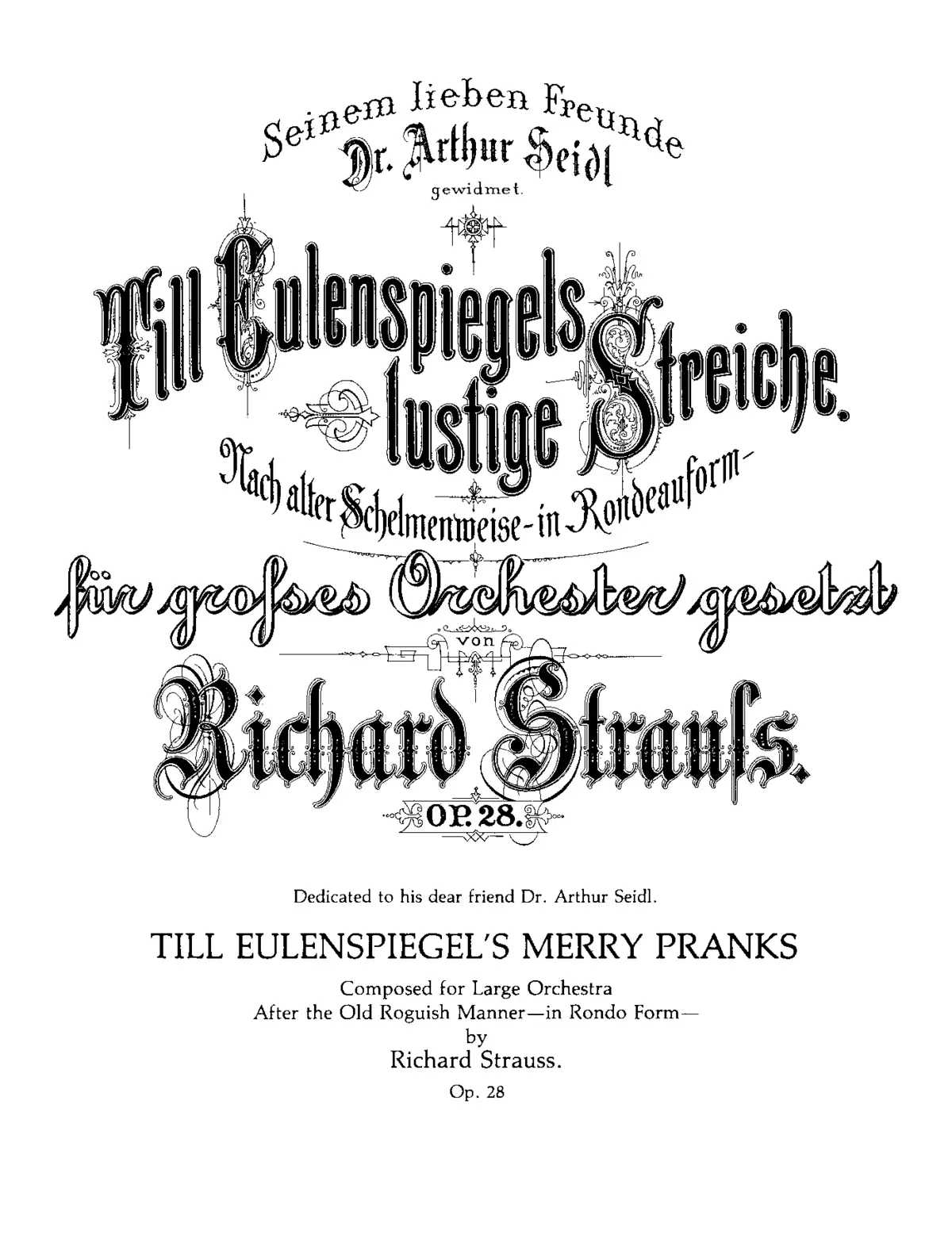 Till Eulenspiegels lustige Streiche - Page 1