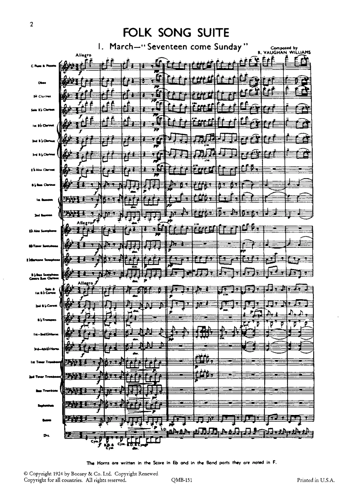 English Folk Song Suite - Page 1