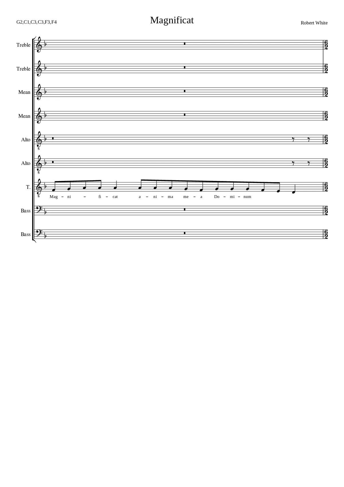 Magnificat - Page 1