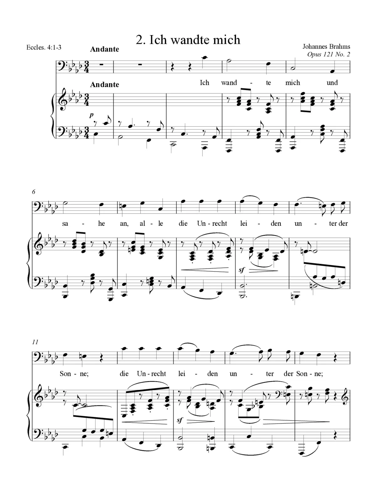 Ich wandte mich - Page 1