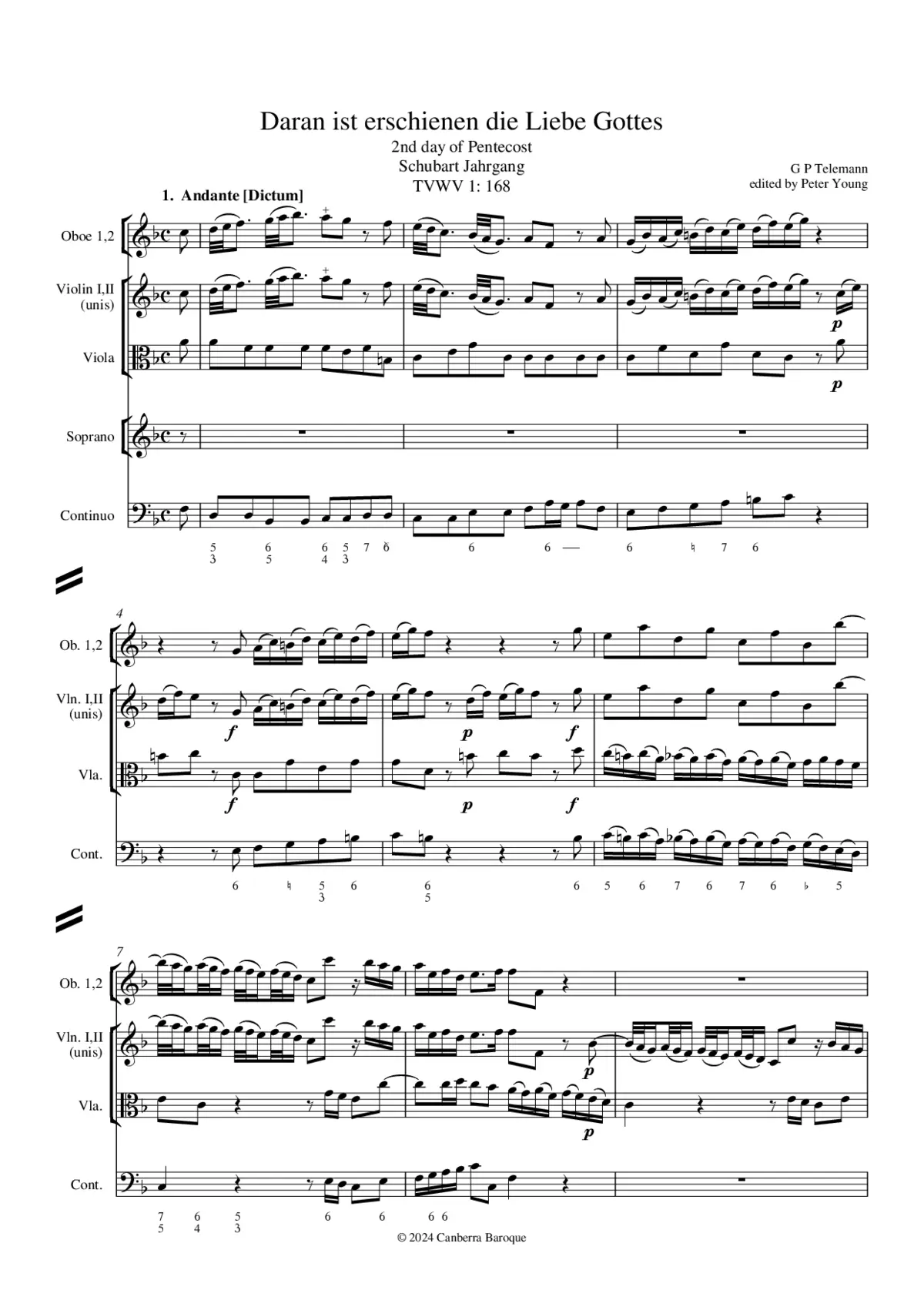 Daran ist erschienen die Liebe Gottes - Page 1