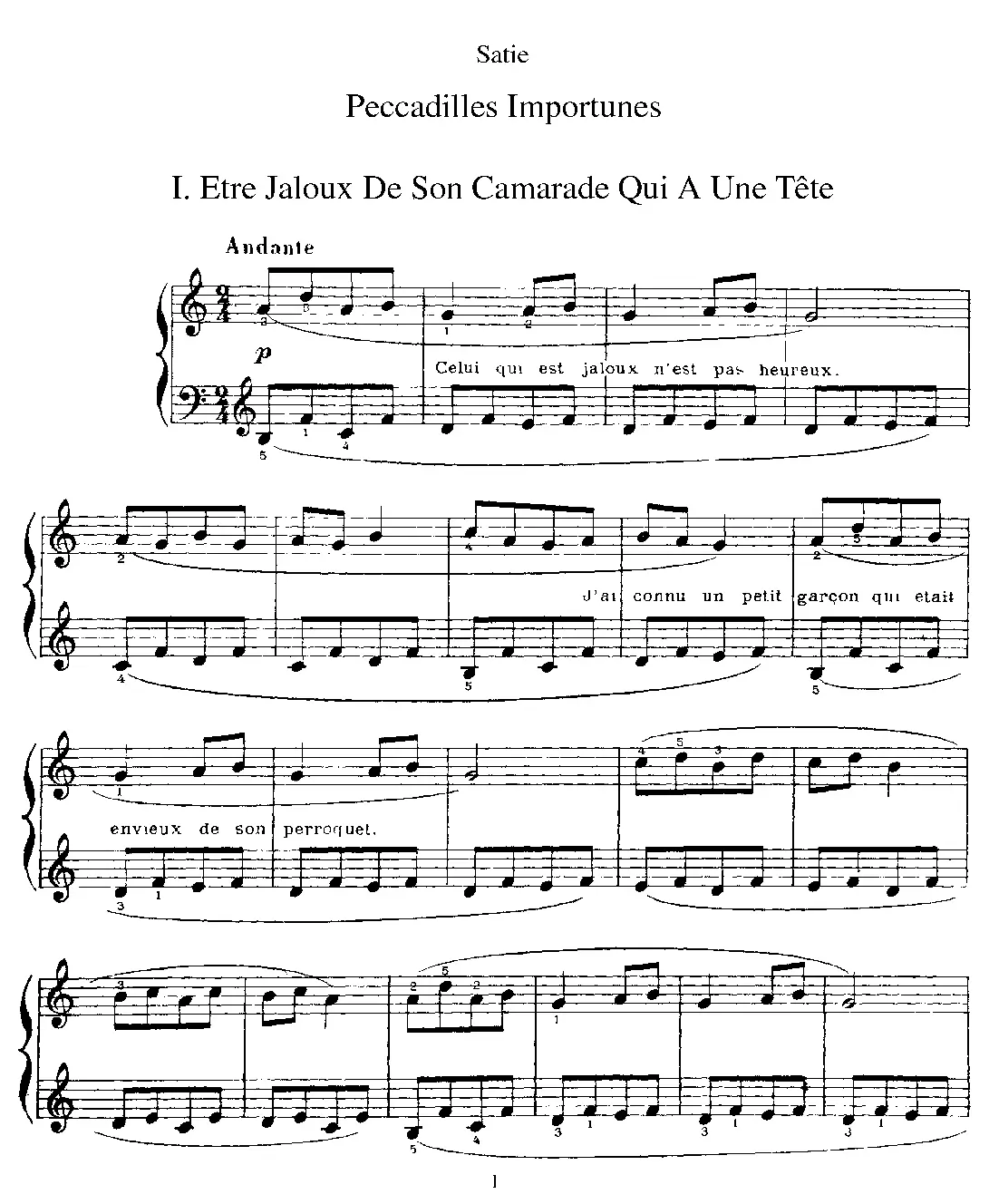 Peccadilles importunes - Page 1