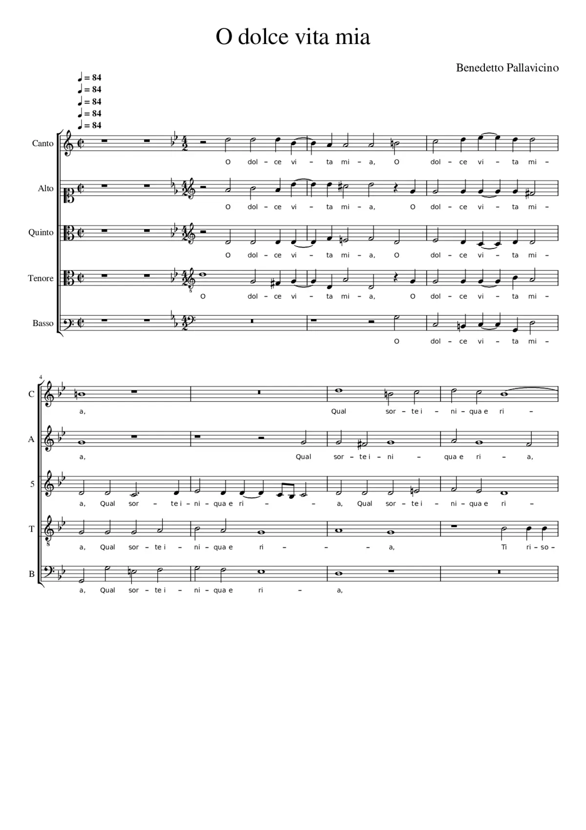 O dolce vita mia - Page 1