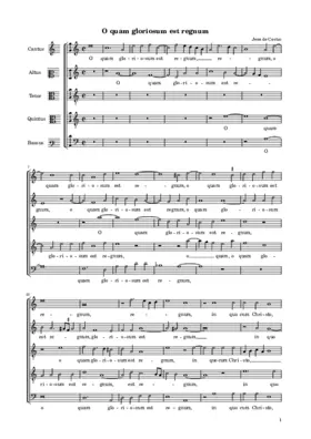 O quam gloriosum est regnum