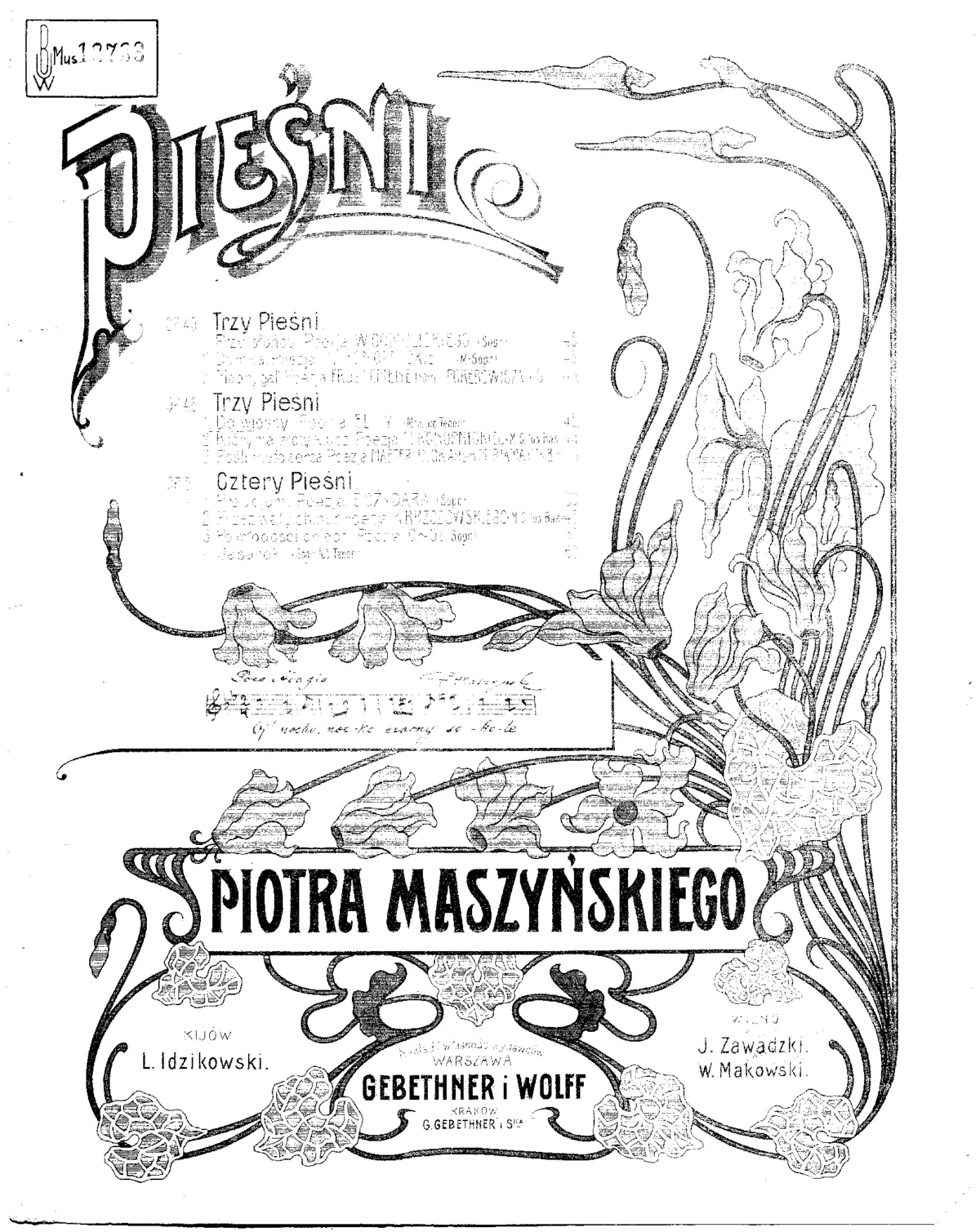 3 Pieśni - Page 1