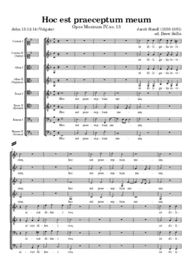 Hoc est praeceptum meum