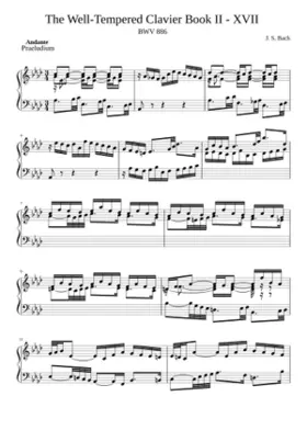 Prelude and Fugue in A-flat major BWV 886